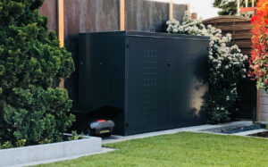 Gartenbox- Fahrradgarage FD mit Pultdach aus Alu...